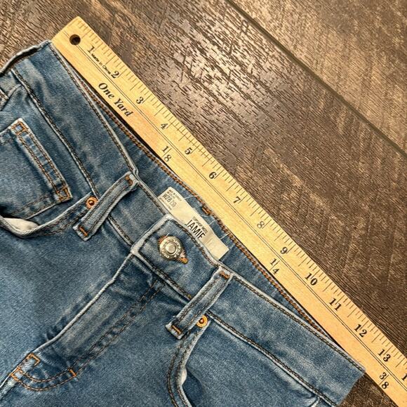 Topshop Women's Jamie High Waist Skinny Jeans Light Blue Size 28 - Picture 6 of 10